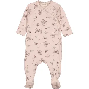 MarMar New Born Modal Smooth Print Bows Rubetta Onesie