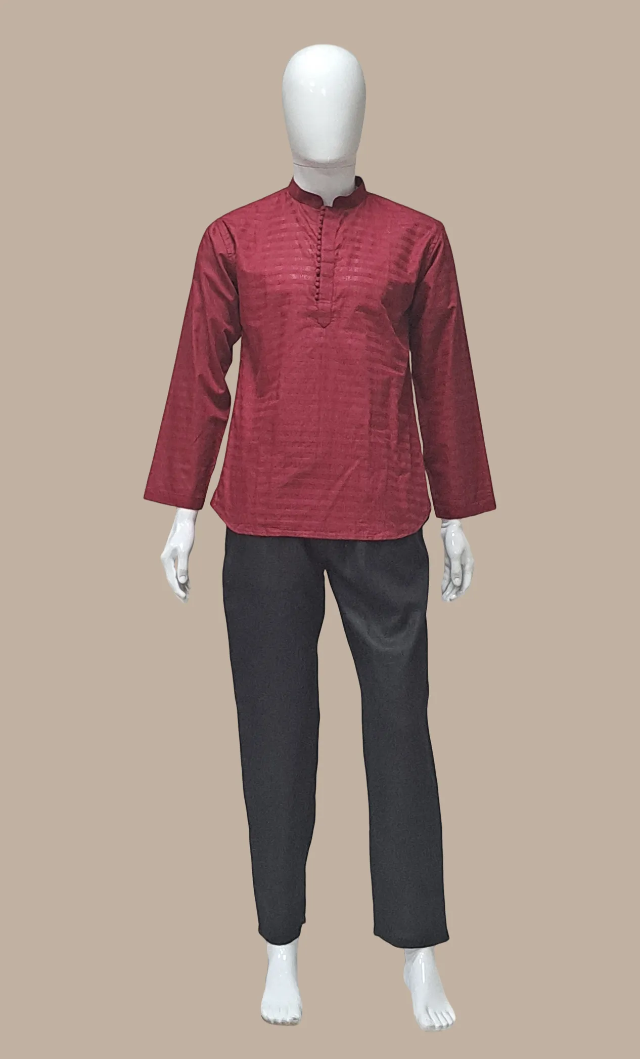 Maroon Kurta Top