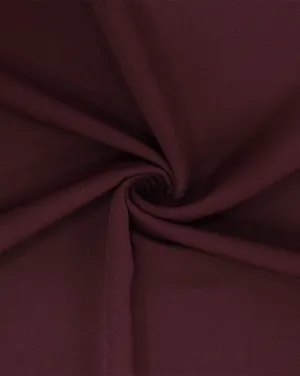 Maroon Polyester Moss Crepe Fabric