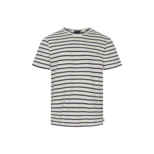 Marstal Tee - Ecru/SR Navy