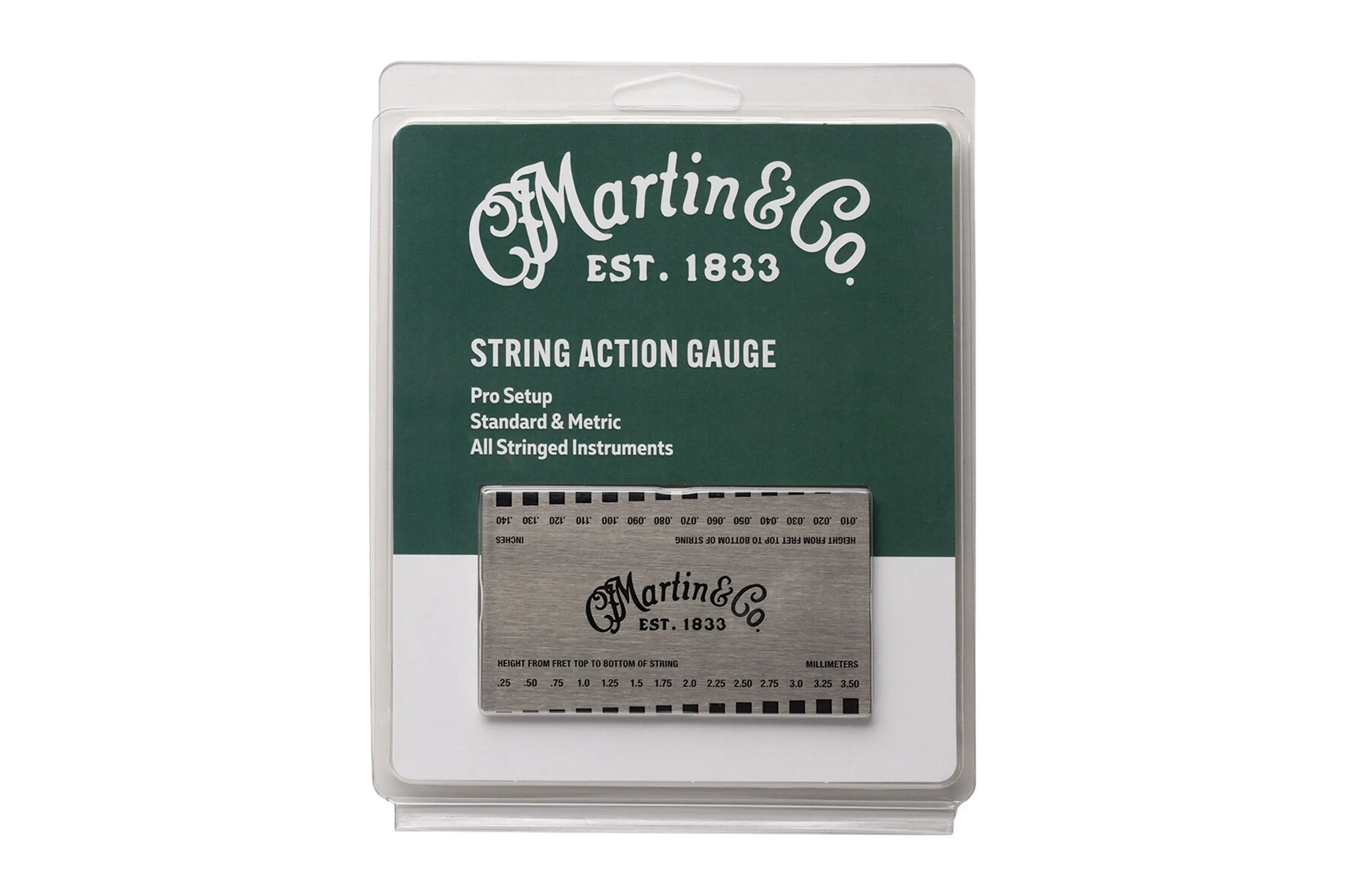 Martin String Action Gauge Measurer