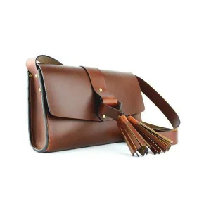 Martine Adeline Purse: Chestnut