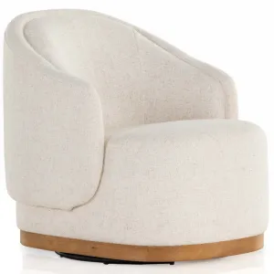 Martine Swivel Chair, Omari Natural