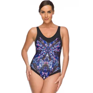 Maru - Shatter Pacer Dive Back Ladies Swimsuit - Purple