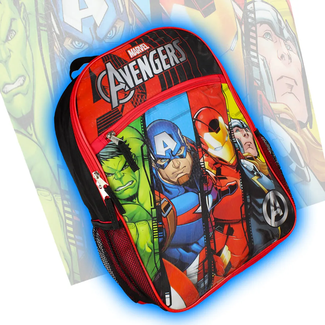 Marvel Avengers Backpack Iron Man Thor Hulk Captain America School Backpack