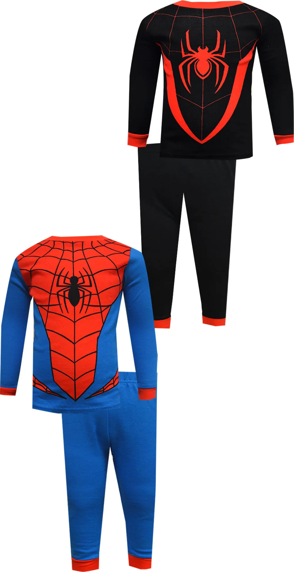 Marvel Comics Spiderman Costume 4 Piece Cotton Kid's Pajamas