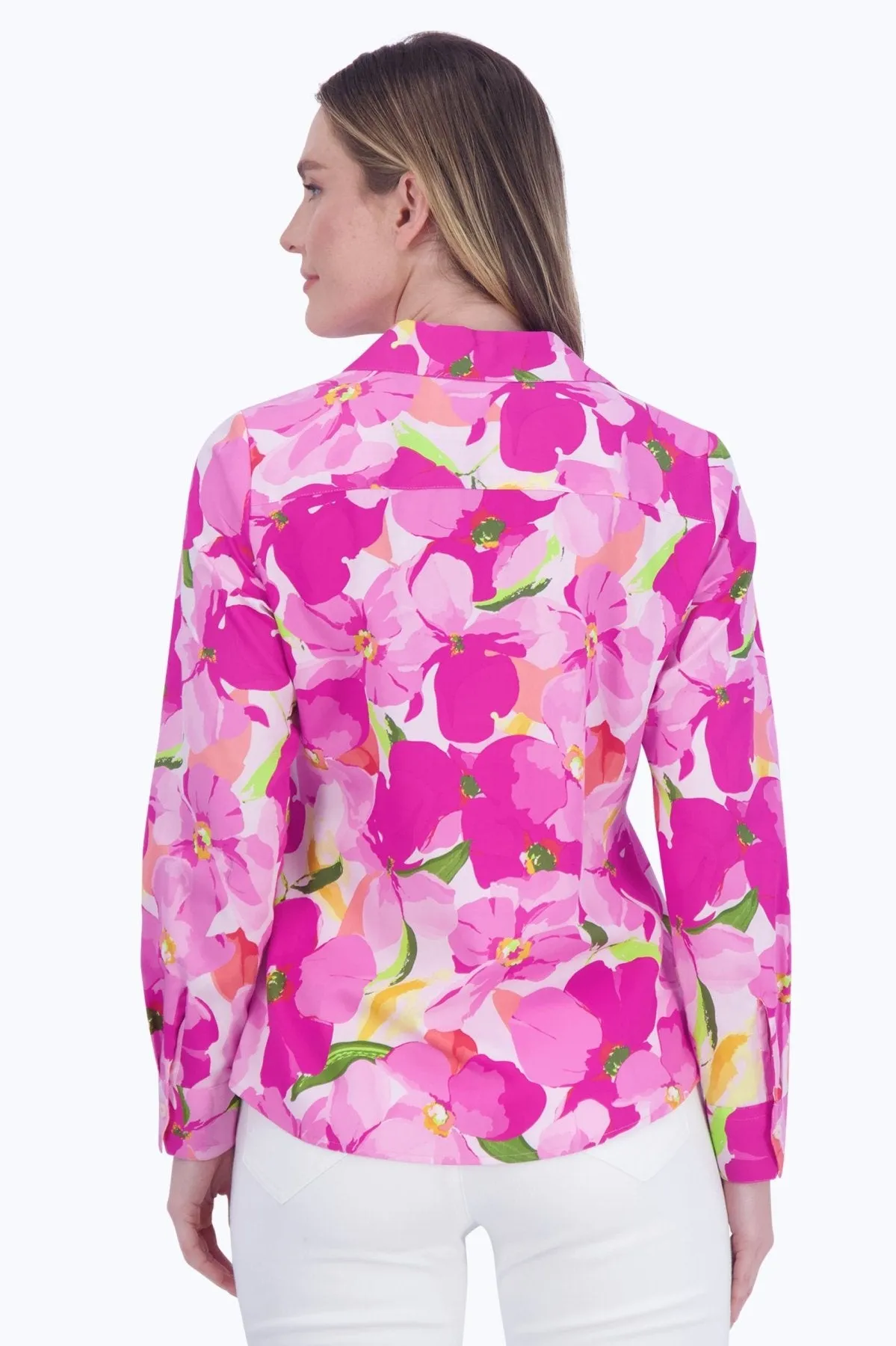 Mary No Iron Large Floral Shirt