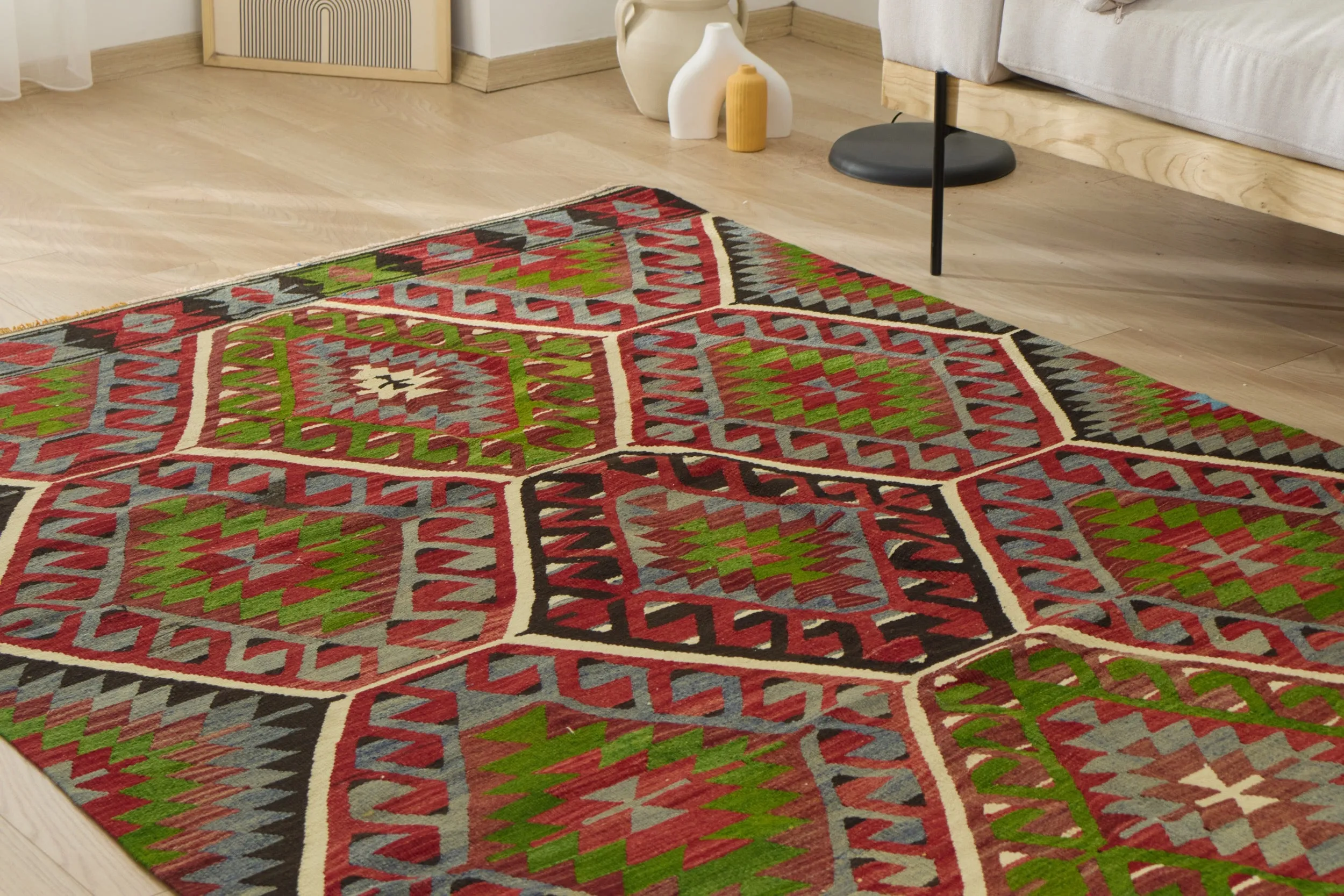 Maryjane - Vintage Turkish Kilim Rug