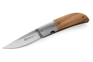 Maserin ATTI, olive handle, worked back, 70mm blade, bolster.