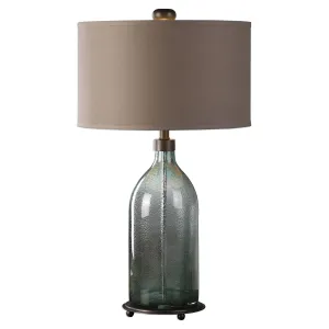 Massana Gray Glass Table Lamp