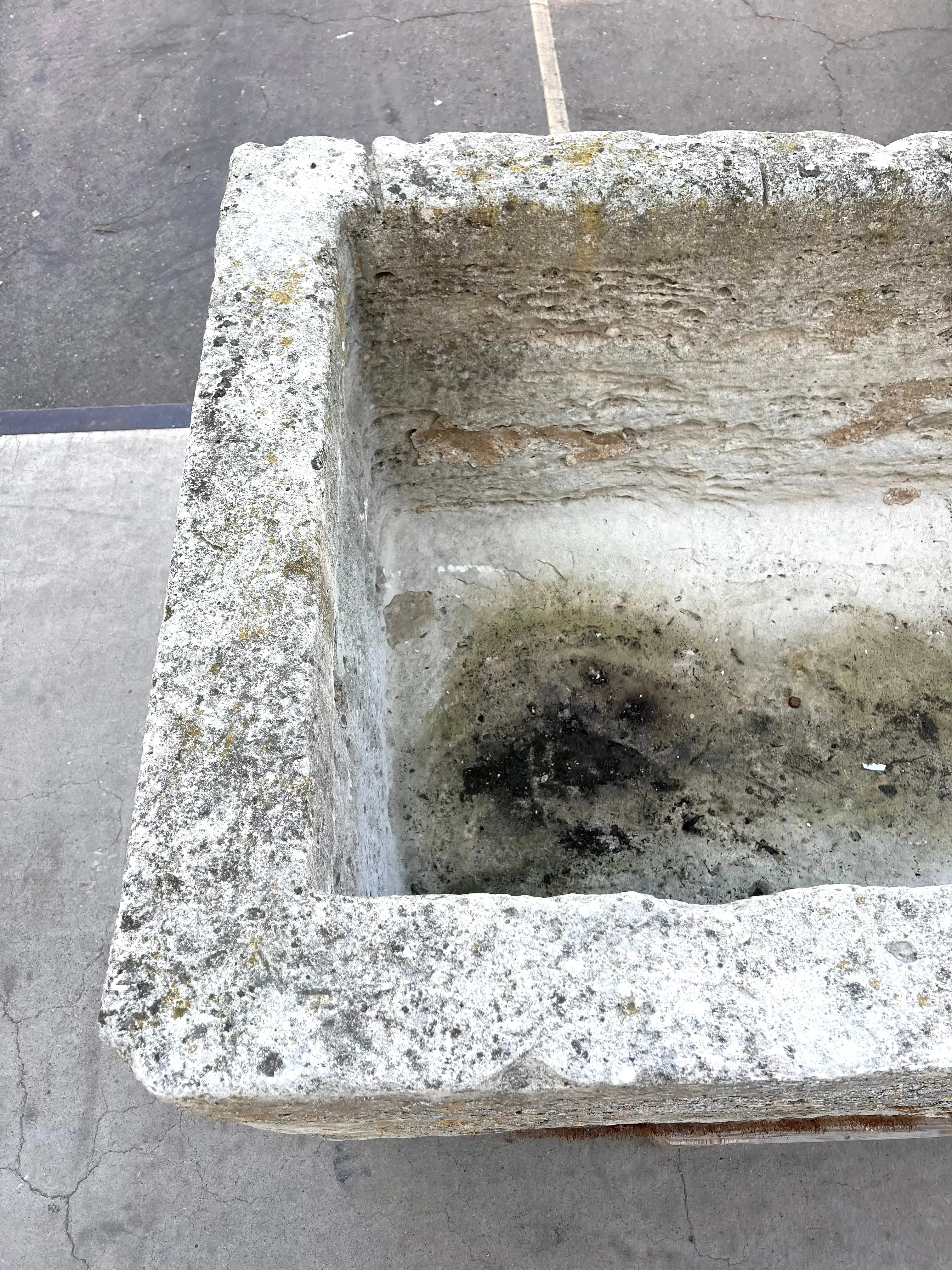 Massive French Limestone Trough