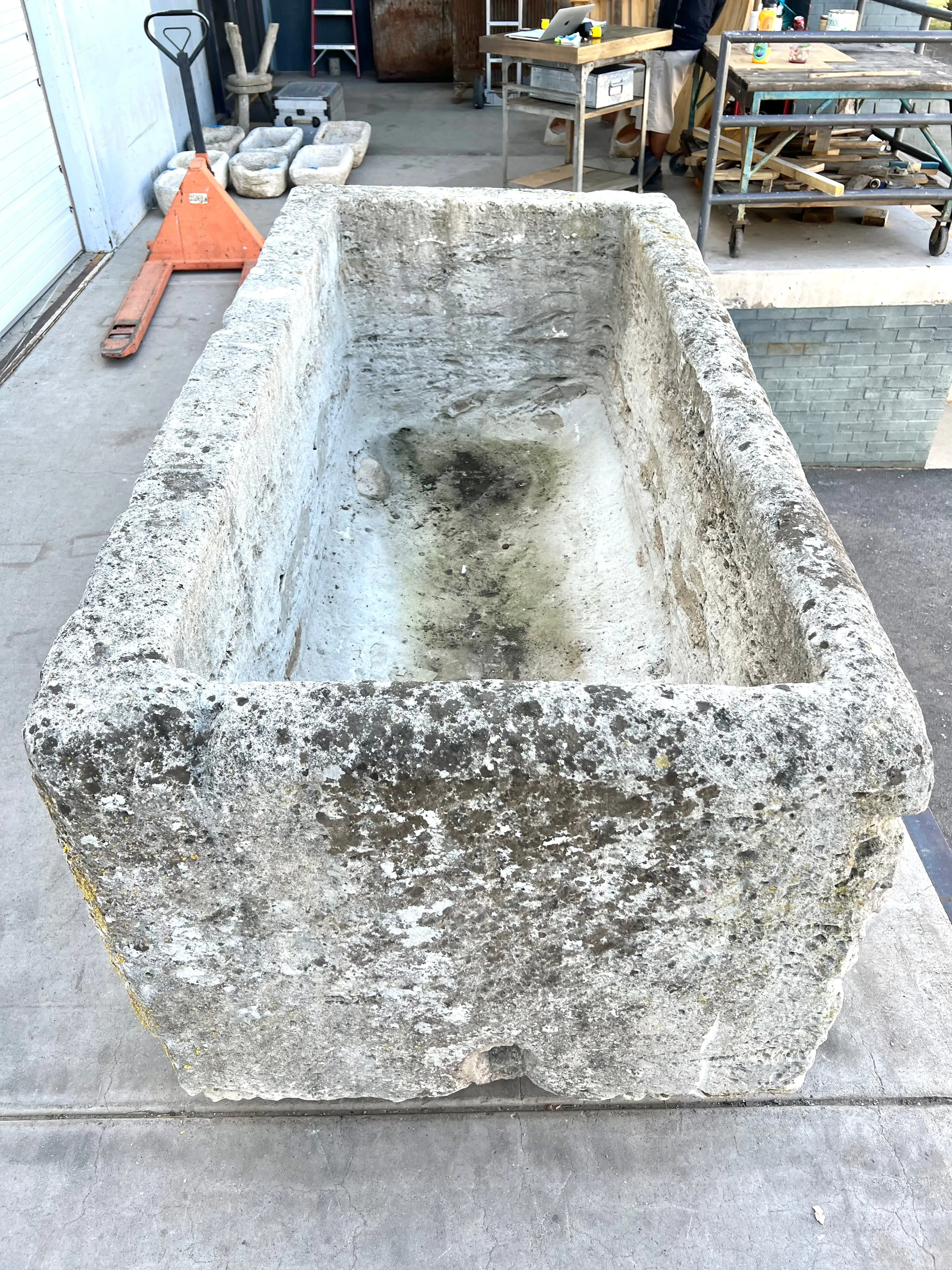 Massive French Limestone Trough