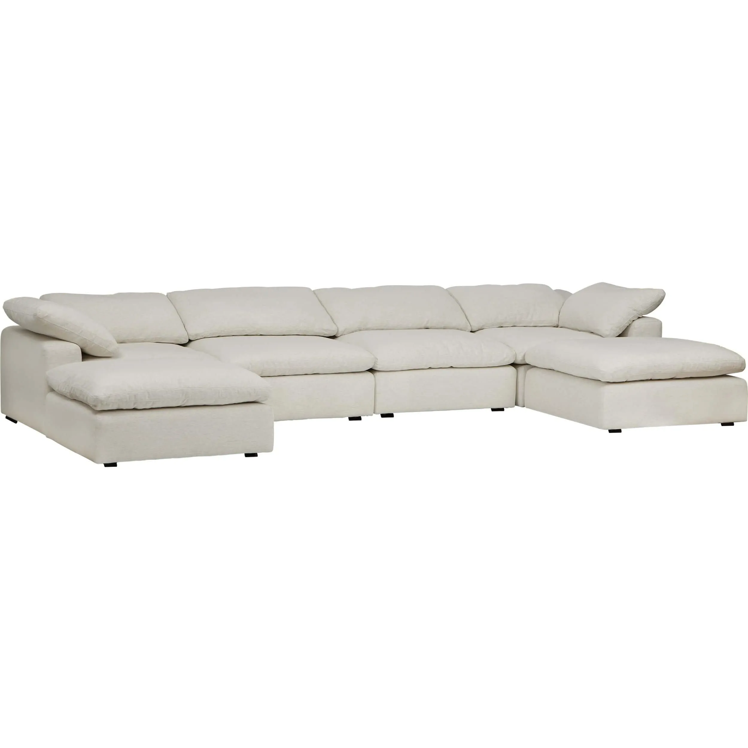 Mateo 6 Piece Modular Sectional, Nomad Snow