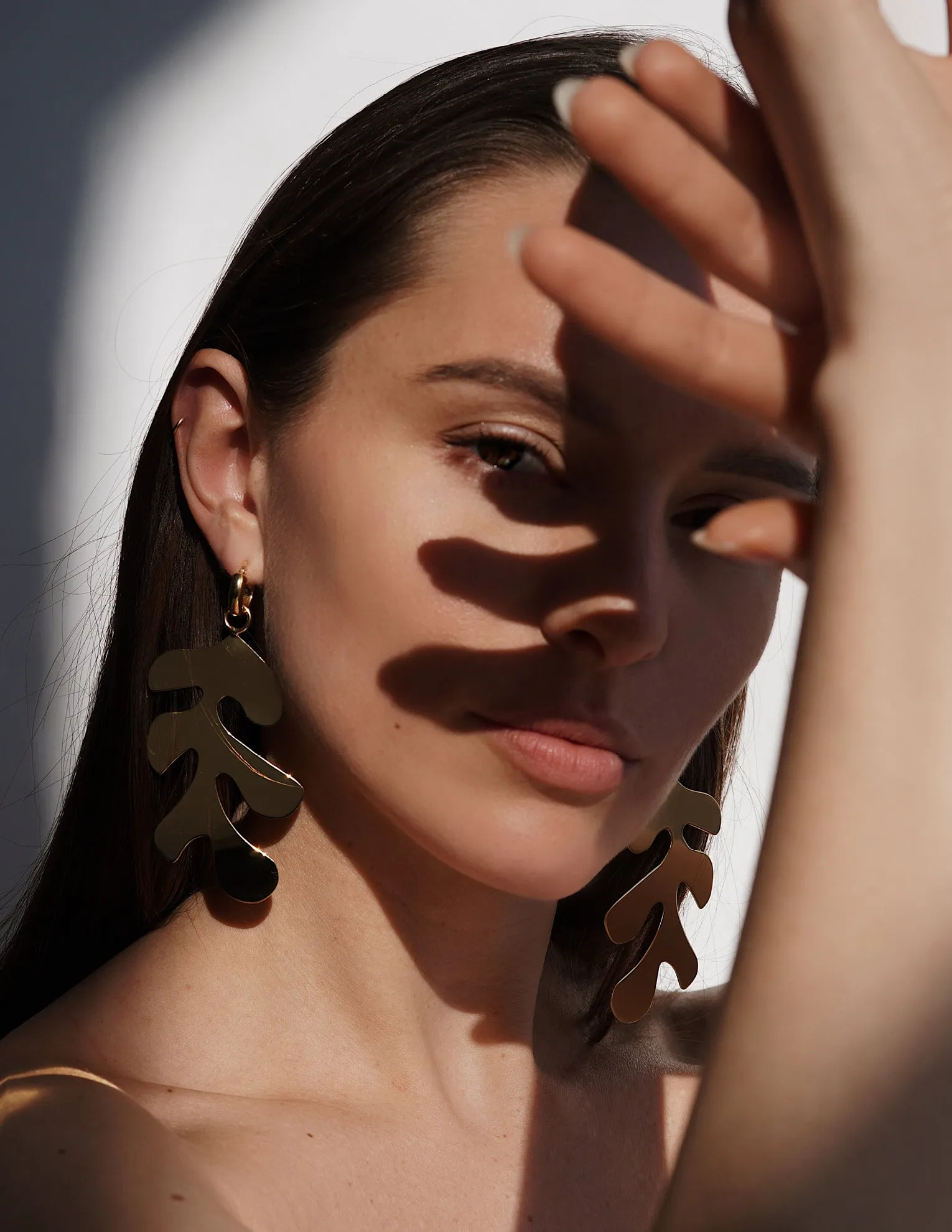 Matisse XL Earring <br> Gold Vermeil