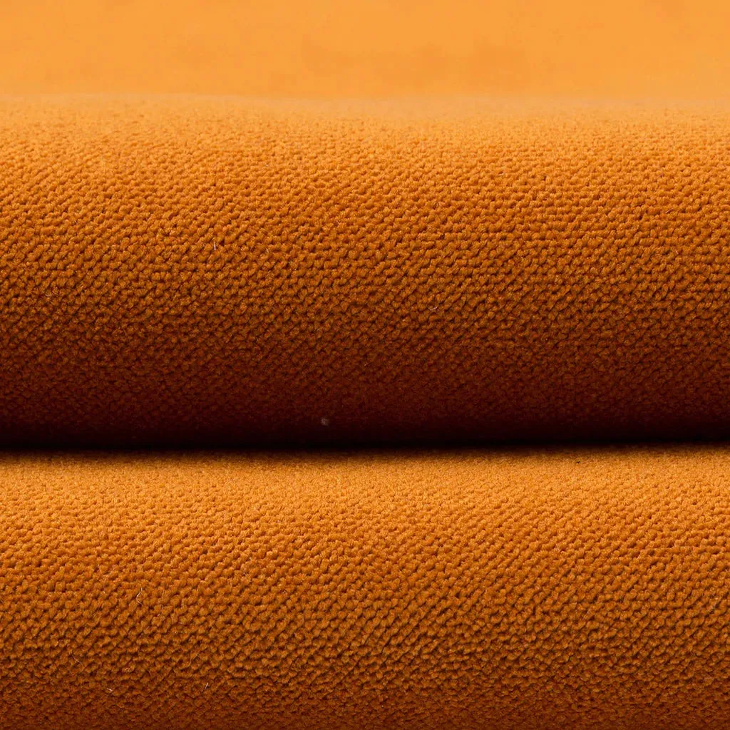 Matt Burnt Orange Velvet Roman Blind