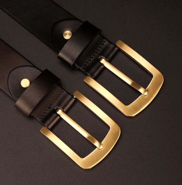 Matt Finish Dressy Casual Leather Belt