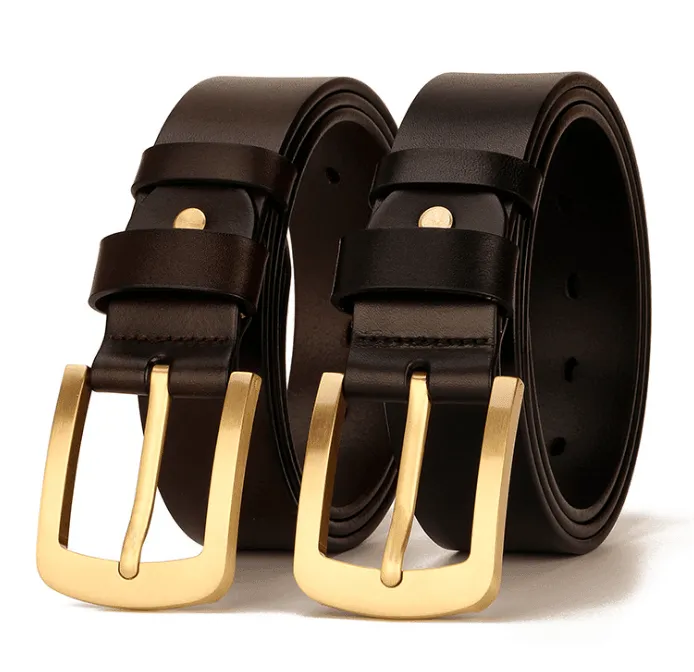 Matt Finish Dressy Casual Leather Belt