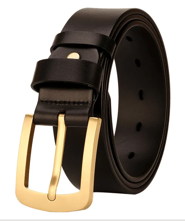 Matt Finish Dressy Casual Leather Belt