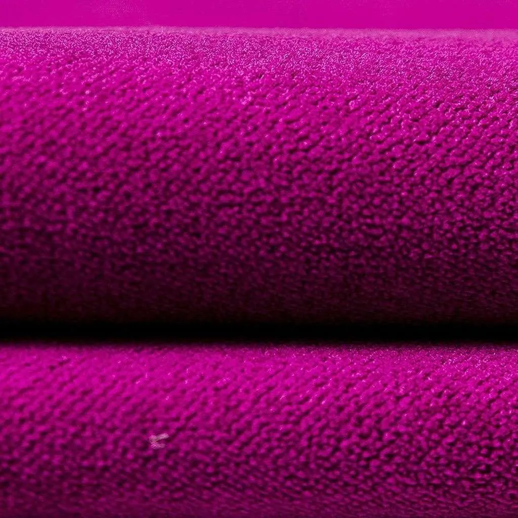 Matt Fuchsia Pink Velvet Fabric