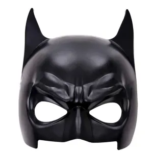 Matte Black Bat Halloween Face Mask