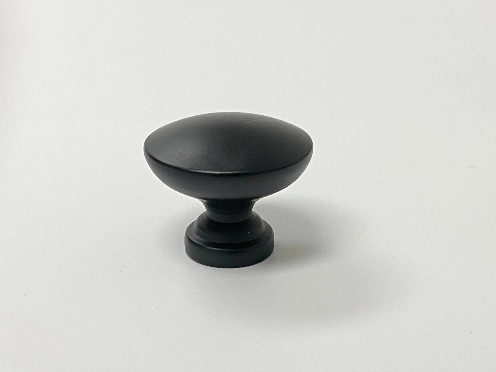 Matte Black "Farmhouse" Cabinet Knob and T-Bar Drawer Pulls