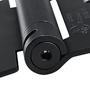 Matte Black Self-Closing 3-1/2" x 3-1/2" Spring Door Hinge (2 PACK)