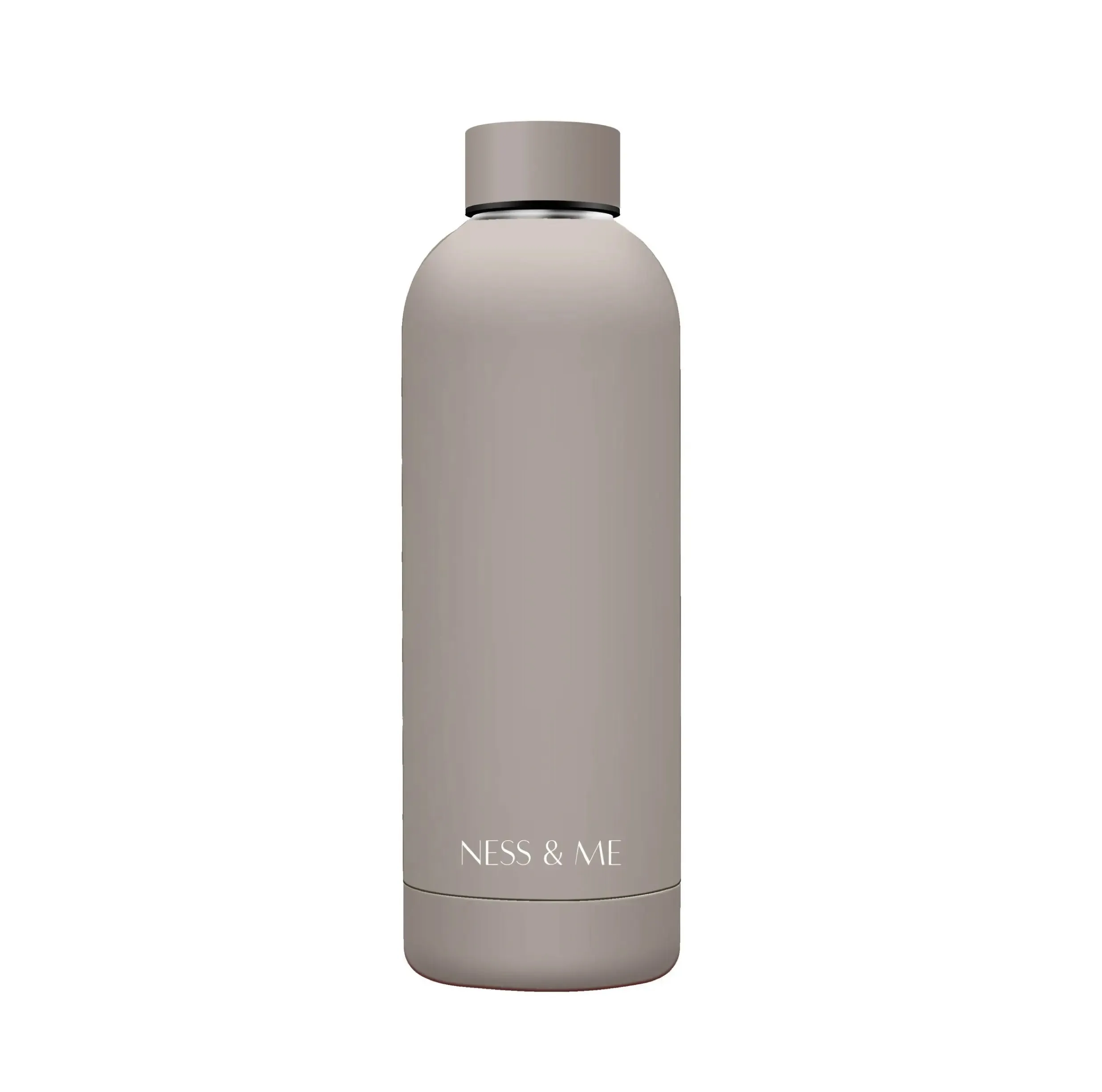 Matte Milk Tea 500ml Stainless Steel Water Bottle