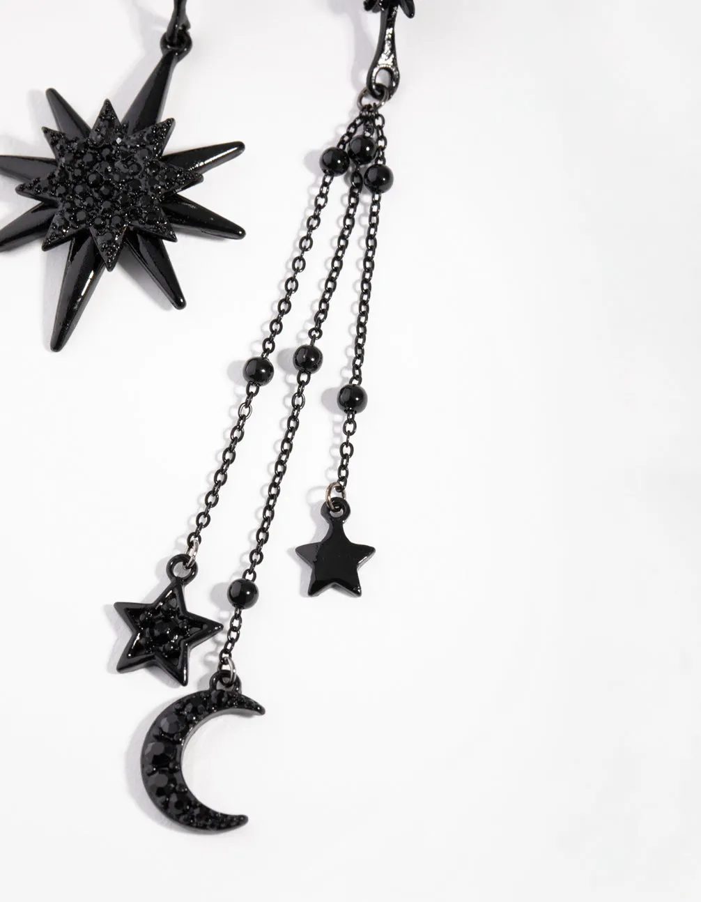 Matte Mismatch Celestial Earrings