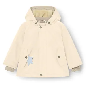 MATWALLY Fleece Lined Winter Jacket - Angora Cream