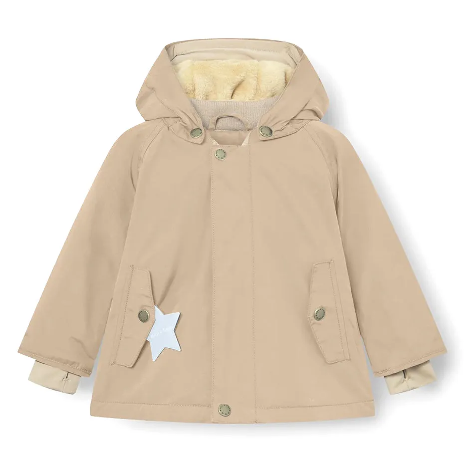 MATWALLY Fleece Lined Winter Jacket - Savannah Tan