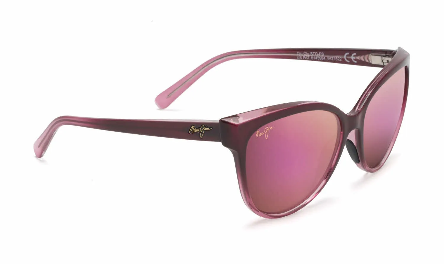 Maui Jim 'Olu'Olu Sunglasses - Burgundy Fade/Maui Sunrise