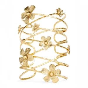 Maxi Flower Cuff Bracelet