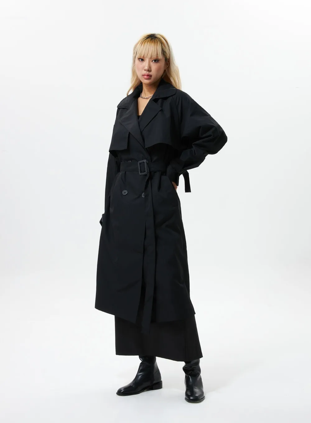 Maxi Trench Coat IS319