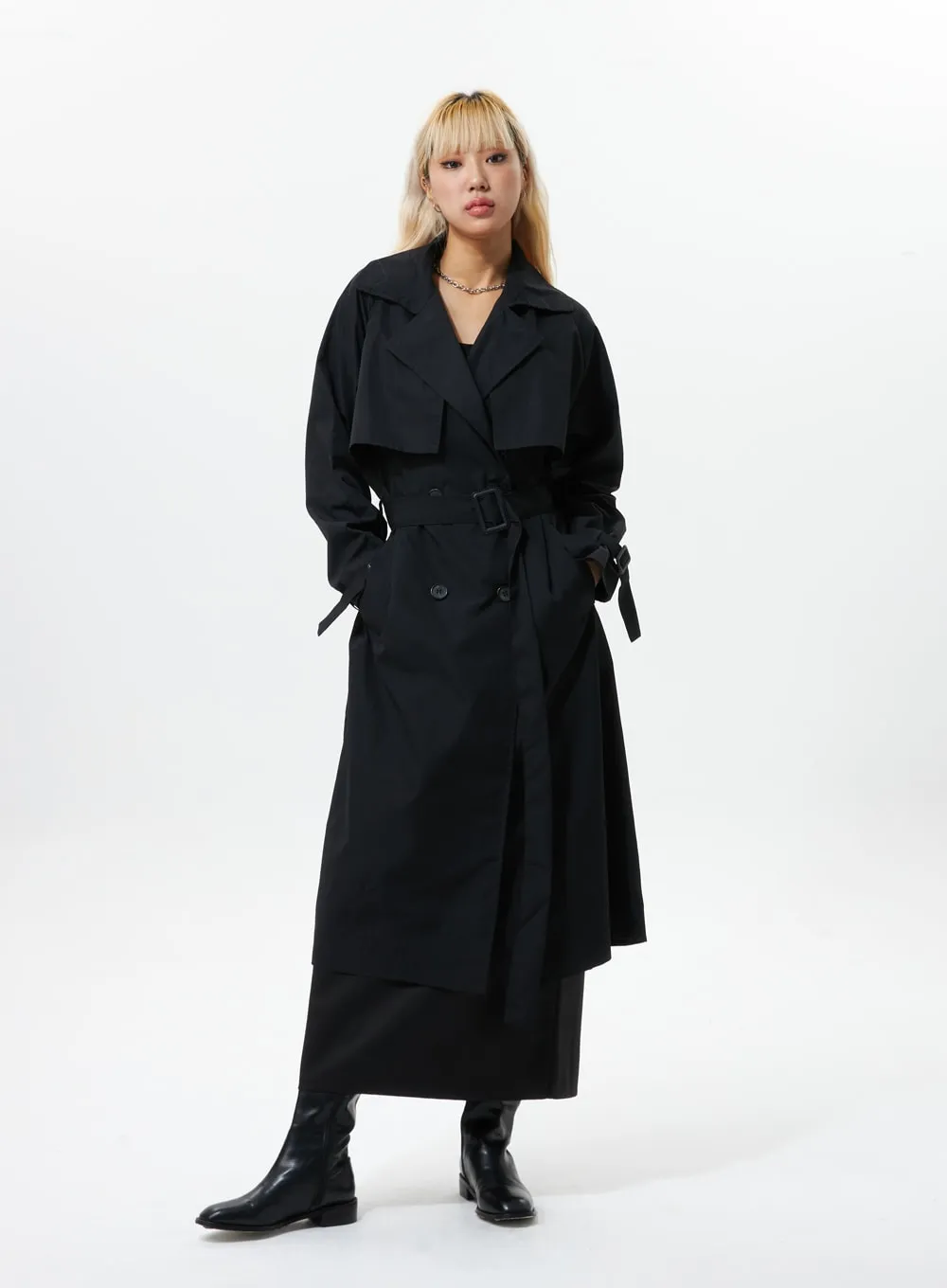 Maxi Trench Coat IS319