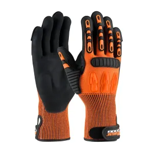 Maximum Safety 120-5150/L TuffMax5 Seamless Knit HPPE Blend with Nitrile Grip and TPR Impact Protection