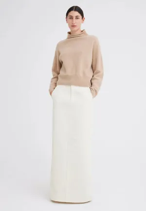 Maximus Cashmere Sweater in Crumb Beige