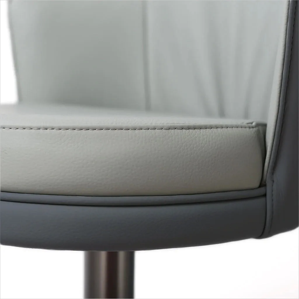 MAXWELL Leatherette Swivel Bar Stool