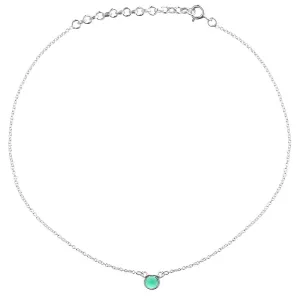 May Birthstone Necklace