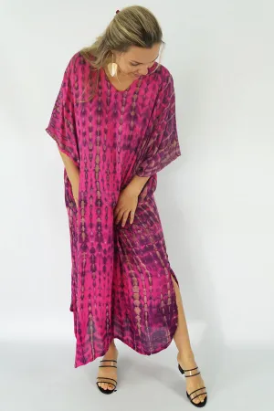 Maya Long Kaftans Tie dye OSFA 14-26-