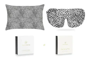 MayfairSilk Leopard Pure Silk Sleep Gift Set