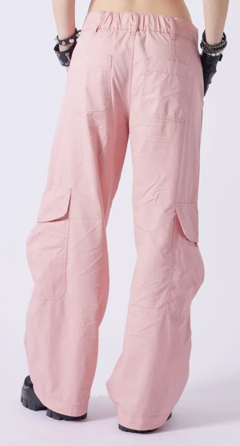 Maylah Mid Rise Wide Leg Cargo Pant