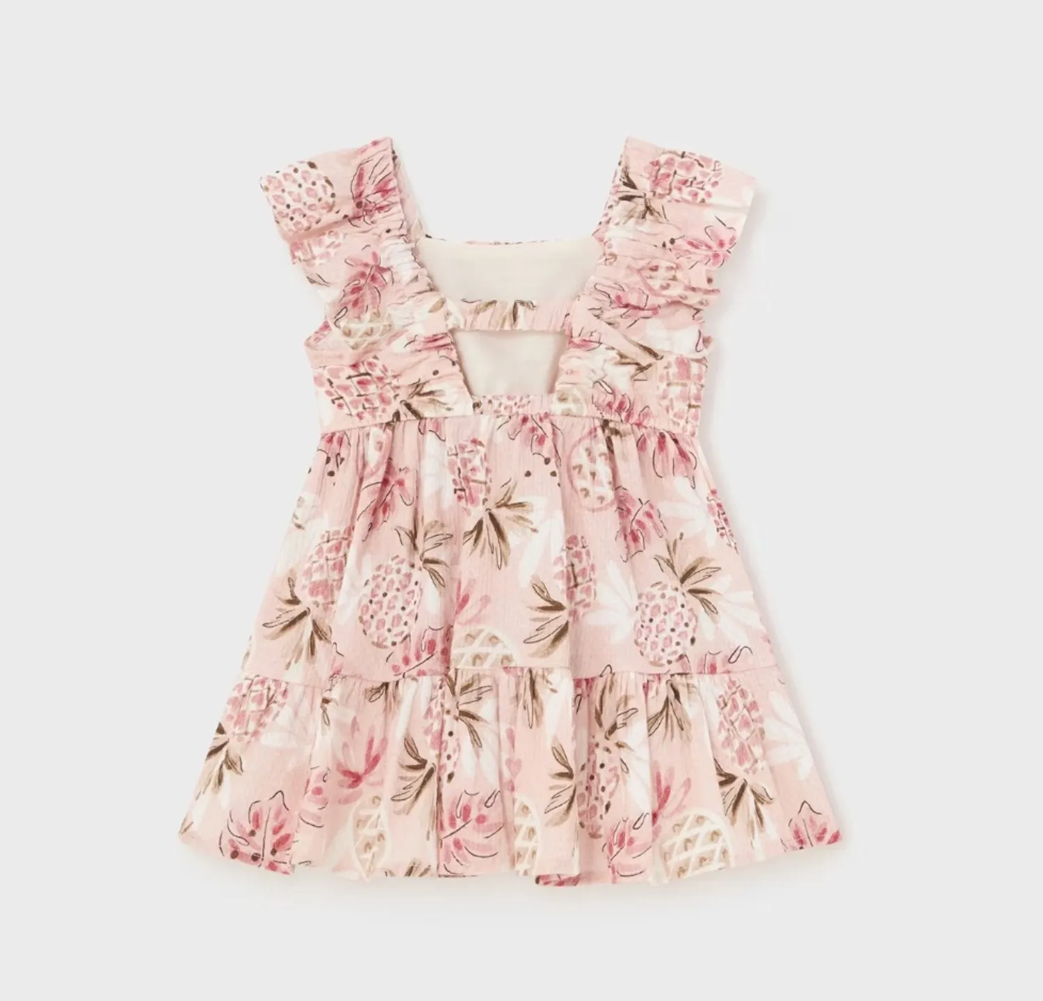 Mayoral Baby & Toddler Girls Pink Pineapple Print Dress