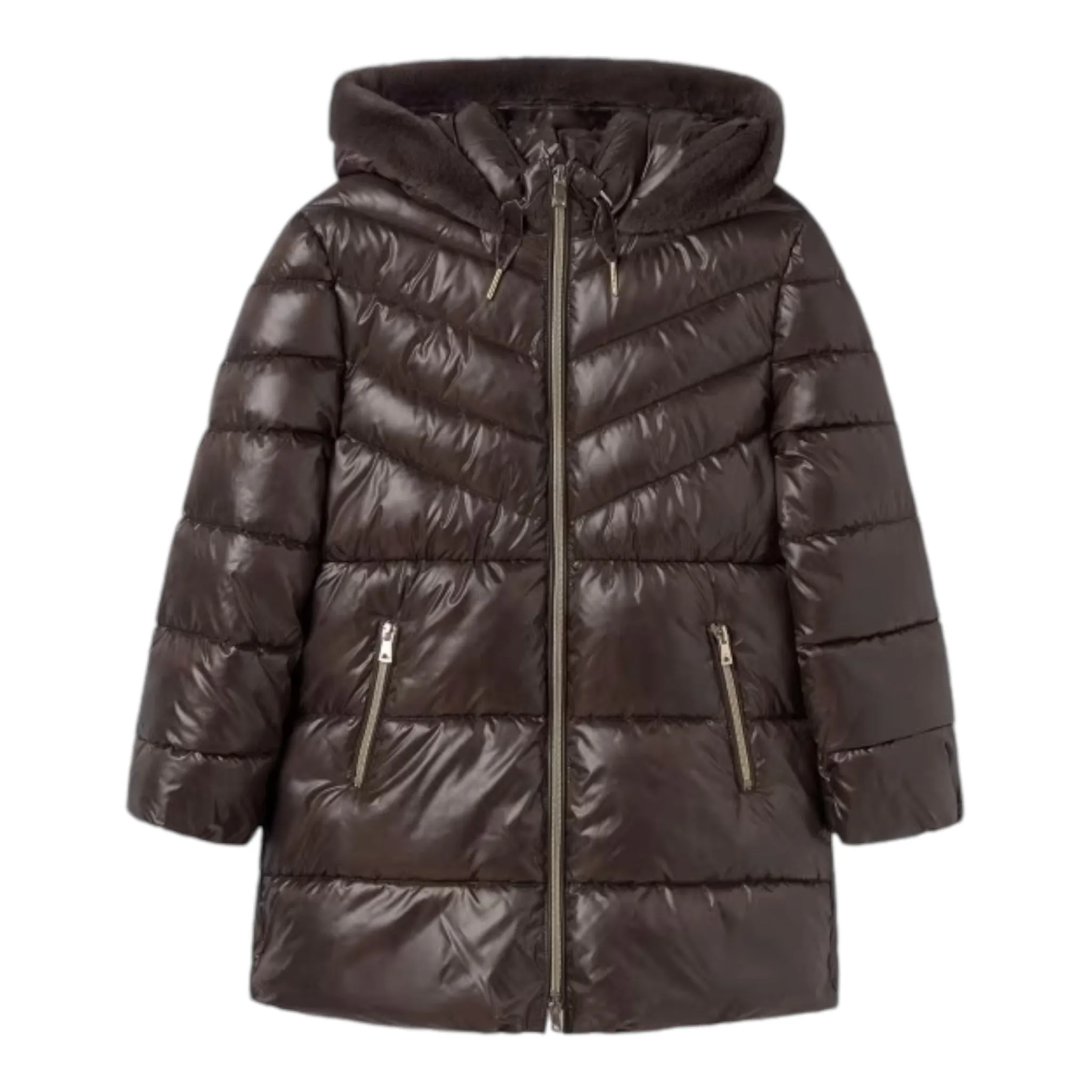 Mayoral - Puffa jacket, chocolate