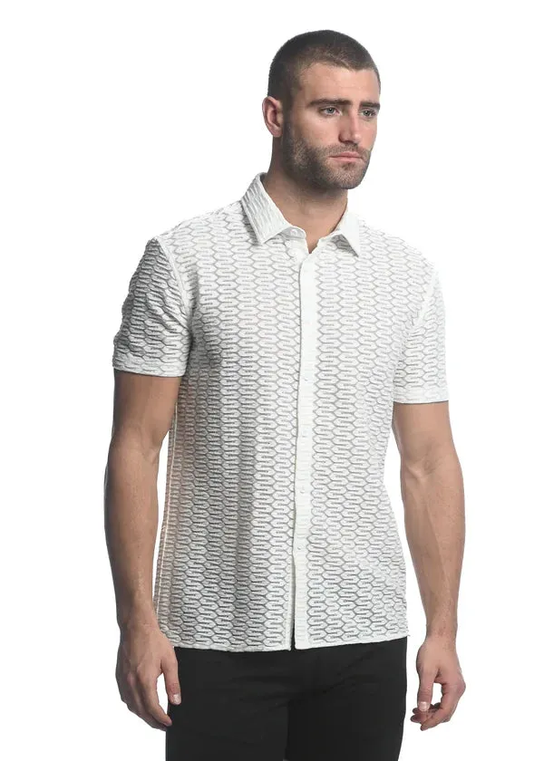 Maze Hex Gossamer Stretch Shirt