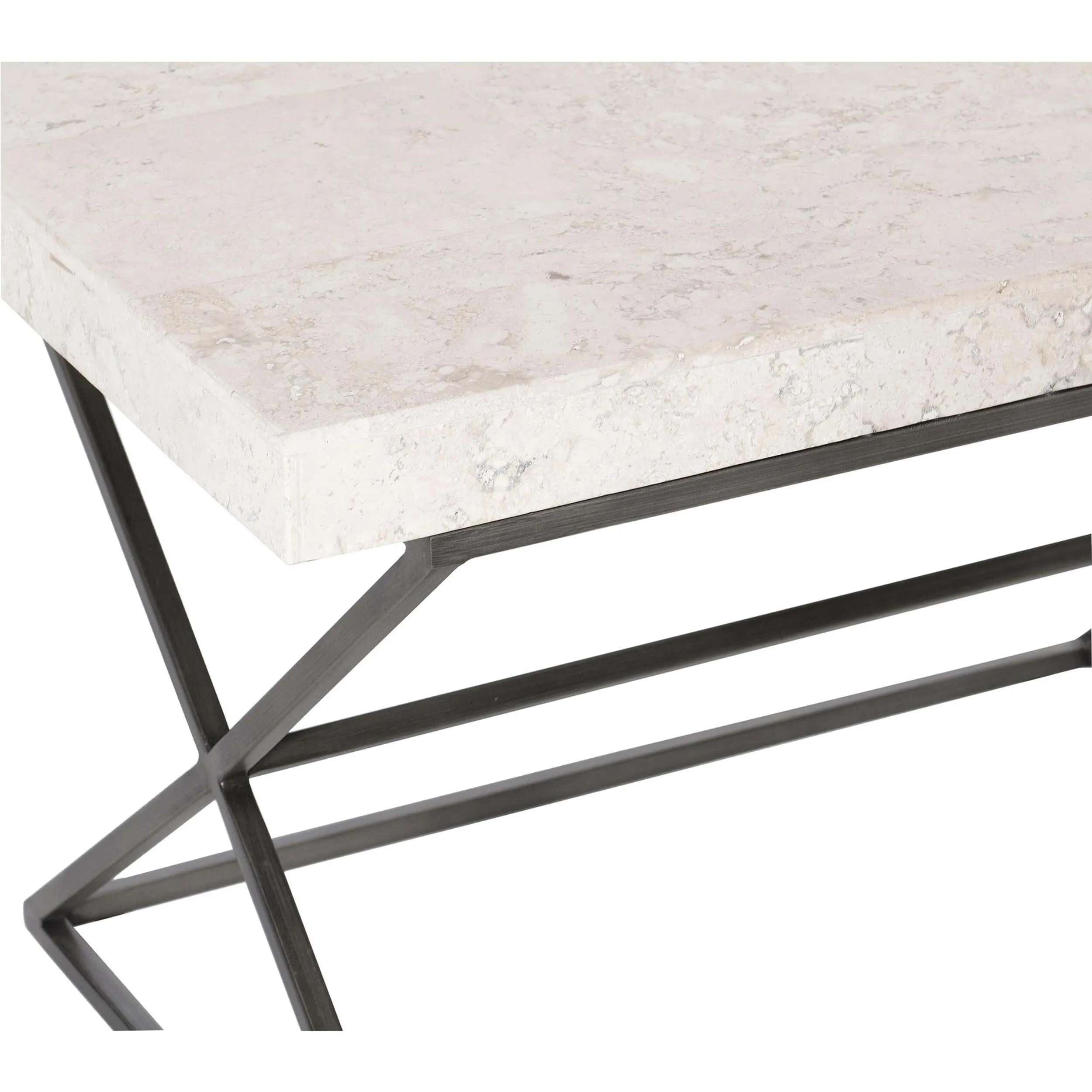 McCray Cocktail Table, Travertine