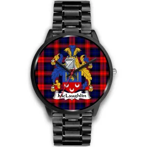 McLaughlin Clan Badge Tartan Black Watch