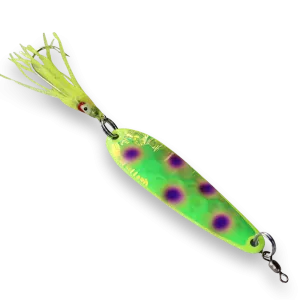 McOmies' Champion Glow Spoon with Hoochie - Wild Banana