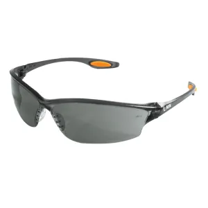 MCR Safety Law LW2 UV-AF Anti-Fog Lens Safety Glass - Gray