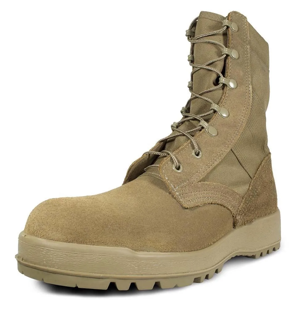 MCRAE MIL-SPEC 8" Coyote Hot Weather Soft-Toe Boots