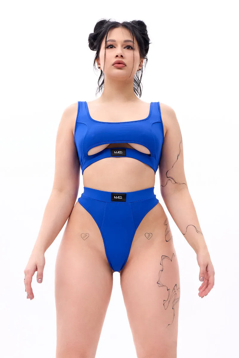 MÆD Offset Top - Matte Electric Blue